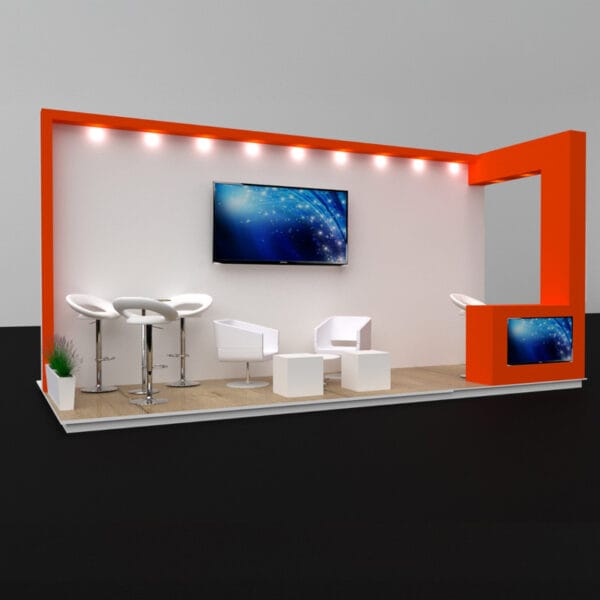 Stands tipo isla esquinero